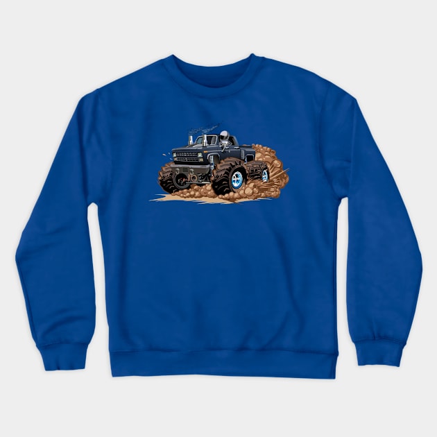 Cartoon monstertruck Crewneck Sweatshirt by Mechanik